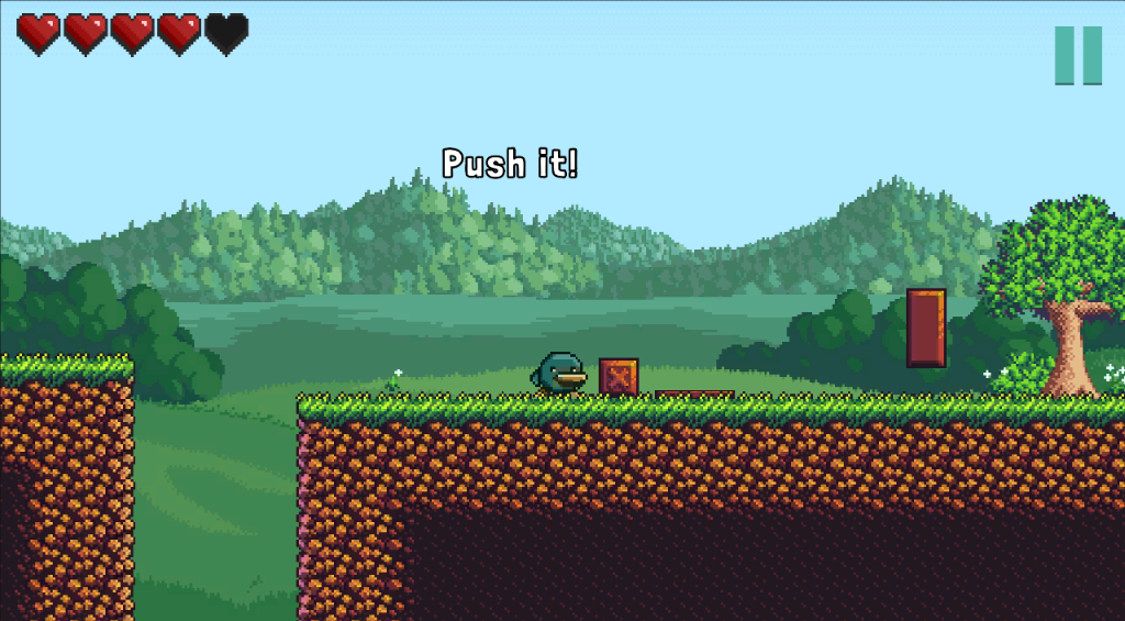 SlumpFall Screenshot - Push puzzle